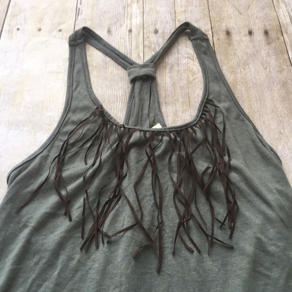 Ya Los Angeles Open Back Fringe Tank - Picture 2 of 7